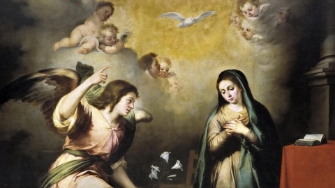 Murillo's Annunciation to the Virgin 