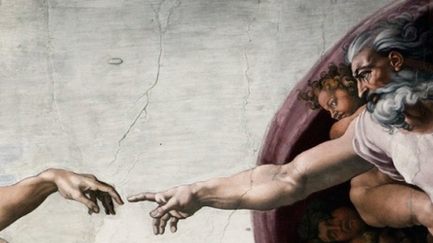 Michelangelo's The creation of Adam 